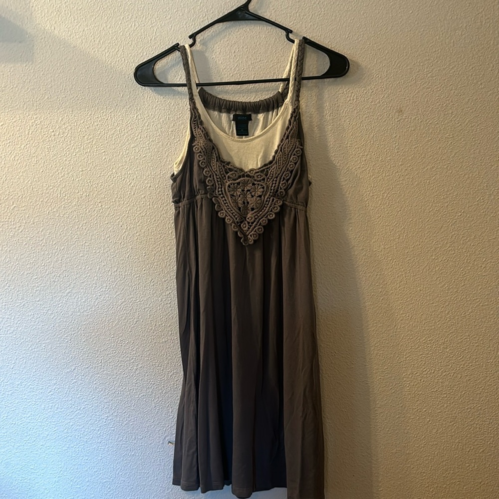 Mine double layer tank dress size medium